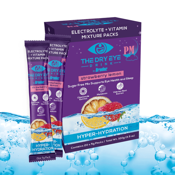 Dry Eye Drink PM - Strawberry Lemonade Flavor