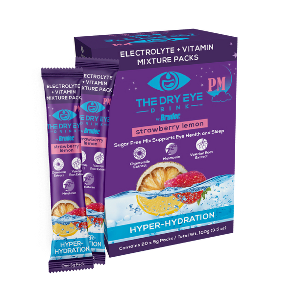 Dry Eye Drink PM - Strawberry Lemonade Flavor