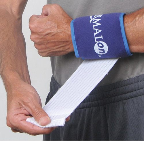 Thermalon Cold-Heat First Aid Wrap. Gel-free pad provides cold therapy from the freezer and heat therapy from the microwave. Natural pain relief pad. Relieves wrist pain and swelling.