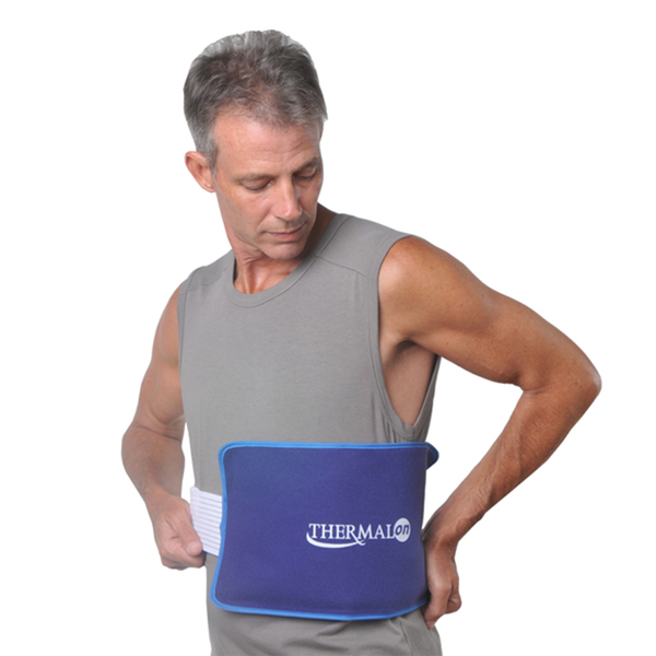 Thermalon Cold-Heat First Aid Wrap. Gel-free pad provides cold therapy from the freezer and heat therapy from the microwave. Natural pain relief pad. Relieves back pain.