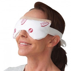 Thermalon Dry Eye Compress. Moist Heat Compress provides relief from dry, irritated eyes caused by dry eye syndrome, digital eye strain, and other eye irritations. Microwave activated moist heat warm compress.